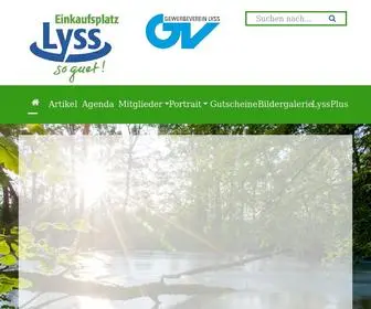 Einkaufsplatzlyss.ch(Ladengruppe Lyss) Screenshot