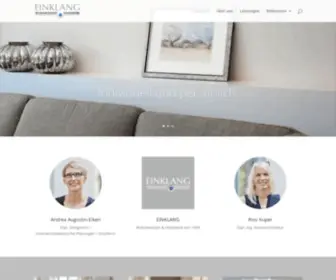 Einklang-Wohnkonzept.de(Einklang Wohnkonzept) Screenshot