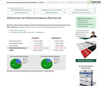 Einkommensteuer-Rechner.de(Einkommensteuer Rechner 2010) Screenshot