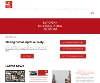 Einnetwork.org(European Implementation Network) Screenshot