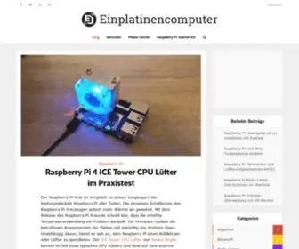 Einplatinencomputer.com(Raspberry, Mikrocontroller und mehr) Screenshot