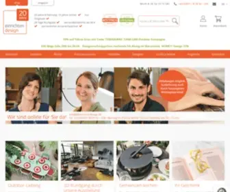 Einrichten-Design.de(Designermöbel und Leuchten von TOP Marken versandkostenfrei ab 40€ online bestellen) Screenshot