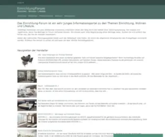 Einrichtung-Forum.de(Einrichten-Wohnen-Lifestyle) Screenshot