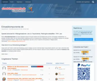 Einsatzkomponente.de(Supportforum) Screenshot