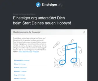 Einsteiger.org(Der neue Online) Screenshot