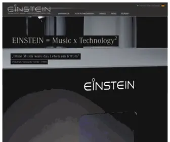 Einstein-Audio.de(EINSTEIN Audio Components) Screenshot