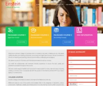 Einsteincollege-Australia.com(Einstein College) Screenshot