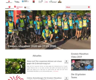 Einsteinmarathon.de(Der Ulmer Einstein) Screenshot