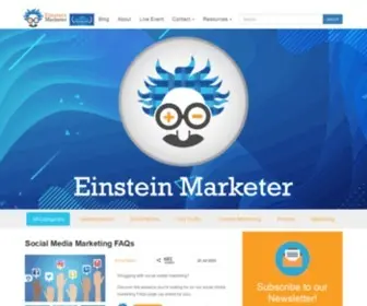 Einsteinmarketer.com(Einstein Marketer) Screenshot