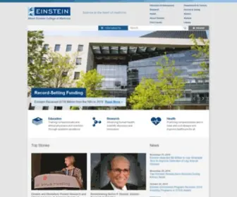Einsteinmed.org(Albert Einstein College of Medicine) Screenshot