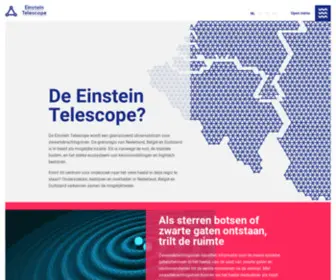 Einsteintelescope.nl(Einstein Telescope) Screenshot