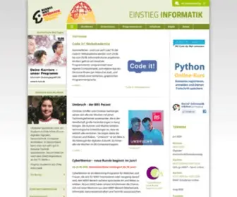 Einstieg-Informatik.de(Einstieg Informatik) Screenshot