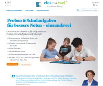 Einsundzwei.de(Proben & Schulaufgaben Deutsch) Screenshot