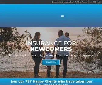 Einsured.ca(Life Insurance Canada) Screenshot