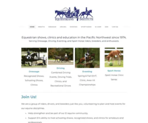 Einw.org(Equestrians Institute) Screenshot