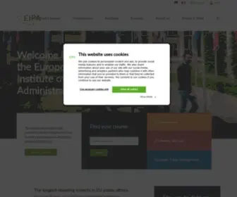 Eipa.eu(European Institute of Public Administration) Screenshot