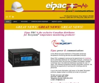 Eipac.ca(Eipac Power & Communications) Screenshot