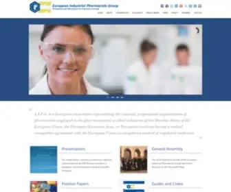 Eipg.eu(European Industrial Pharmacists Group (EIPG)) Screenshot