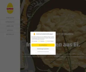 Eipro.de(Innovationen aus Ei) Screenshot