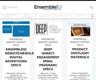 Eiqwebdemo.com(EnsembleIQ Demo Site) Screenshot