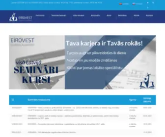 Eirovest.lv(Semināri grāmatvežiem) Screenshot