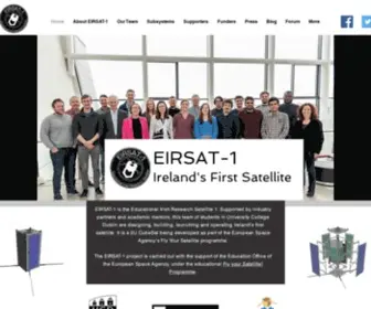 Eirsat1.ie(The EIRSAT) Screenshot