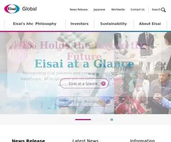 Eisai.com(Eisai Co) Screenshot