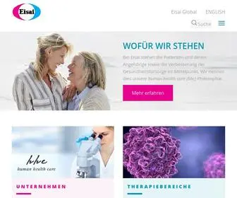 Eisai.de(Eisai Deutschland) Screenshot