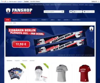 Eisbaeren-Shop.de(Eisbären Berlin Onlineshop) Screenshot