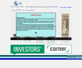 Eisec.com(East India Securities Ltd) Screenshot