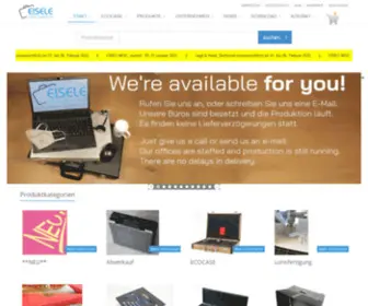 Eisele-Koffer.com(Eisele Case) Screenshot