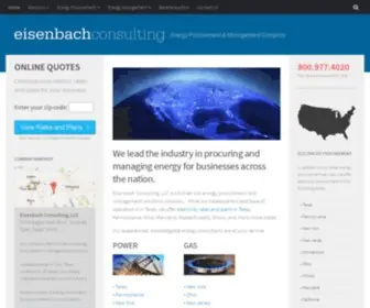 Eisenbachconsulting.com(Energy Procurement & Management Company) Screenshot