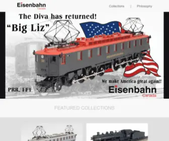 Eisenbahncanada.com(Elsenbahn Canada) Screenshot