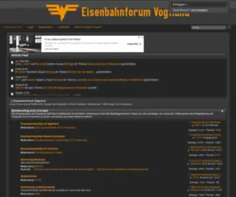 Eisenbahnforumvogtland.de(Eisenbahnforum Vogtland) Screenshot