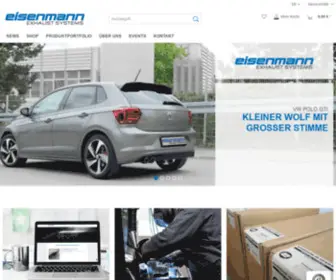 Eisenmann-Technik.de(Eisenmann Exhaust Systems) Screenshot