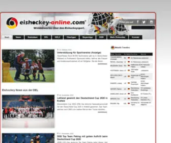 Eishockey-Online.com(Eishockey News) Screenshot