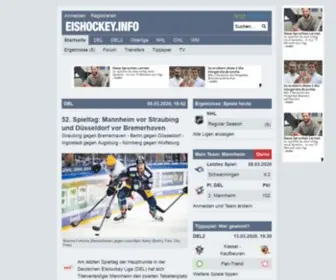 Eishockey.info Screenshot