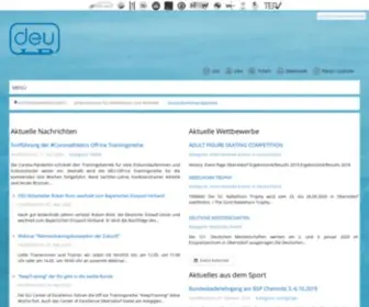 Eislauf-Union.de(Deutsche Eislauf) Screenshot