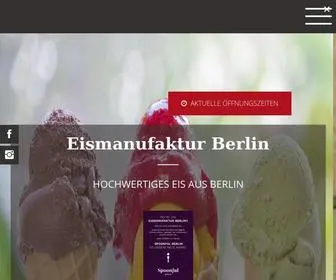 Eismanufaktur-Berlin.de(Eismanufaktur Berlin) Screenshot