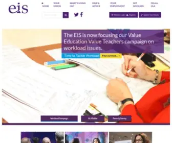 Eis.org.uk(EIS Scotland's Largest Teaching Union) Screenshot