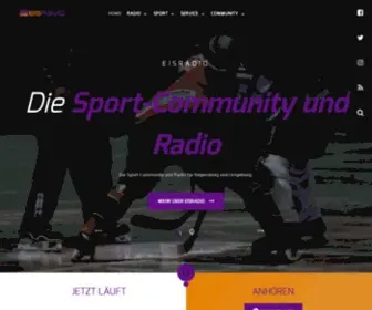 Eisradio.de(Das Sport Radio aus Regensburg) Screenshot