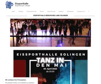 Eissporthalle-Solingen.de(Startseite) Screenshot