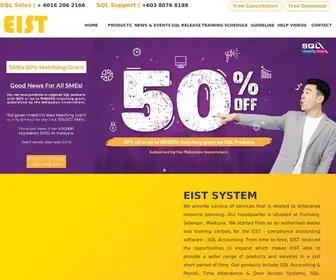 Eistsystem.com(SQL Account Supplier Selangor) Screenshot