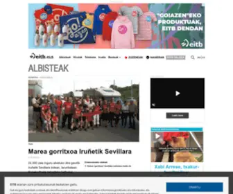 Eitb.eus(EITB Euskal Irrati Telebista) Screenshot