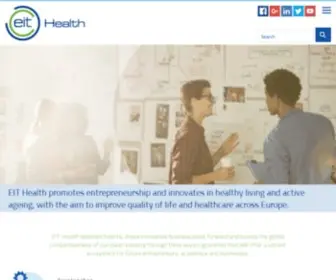 Eithealth.eu(EIT Health) Screenshot
