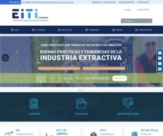 Eiticolombia.gov.co(EITI COLOMBIA) Screenshot