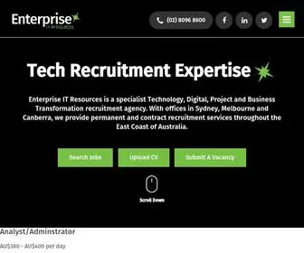 Eitr.com.au(Tech, Digital, Project and Business Transformation Recruitment Specialists) Screenshot