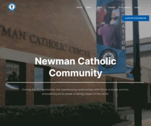 Eiunewman.org(Support Our Ministry) Screenshot
