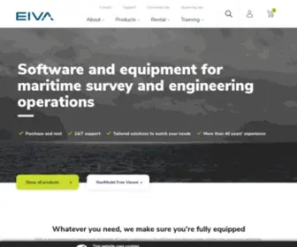 Eiva.com(Maritime survey and construction solutions) Screenshot