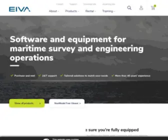 Eiva.dk(Maritime survey and construction solutions) Screenshot